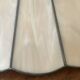 Suspension style Tiffany vintage, opal glass lampshade Ø45cm
