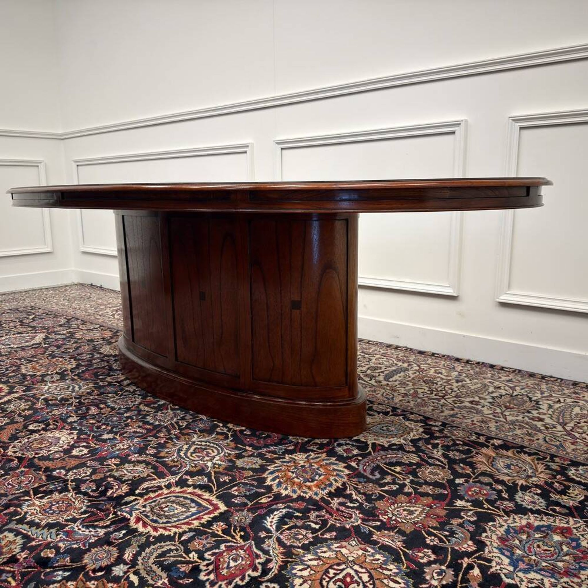 Original Globe Wernicke English Art Deco Desk