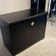 Small buffet Pierre Vandel black lacquered