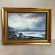 Marine painting oil on panel