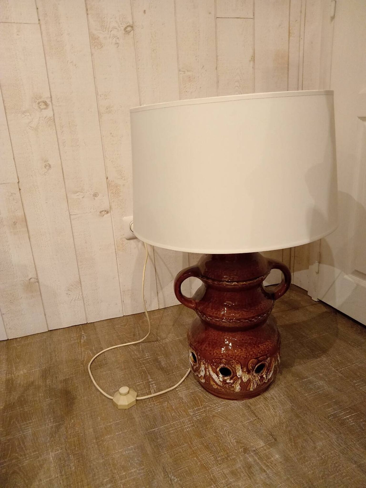 Lampe de sol années 7