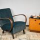 H 410 armchair designed by Jindrich Halabala, Czechoslo