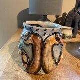 Vase toucan artiste contemporaine
