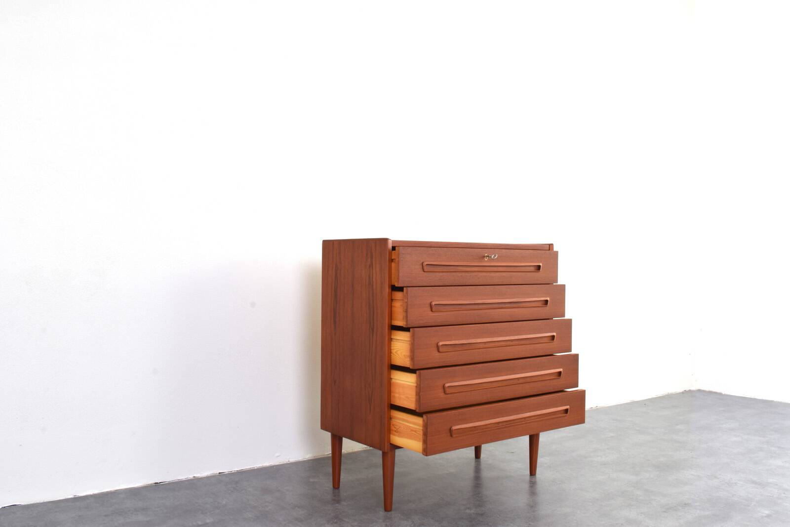 Mid-Century Danish Teak Chest of Drawers, 1960s