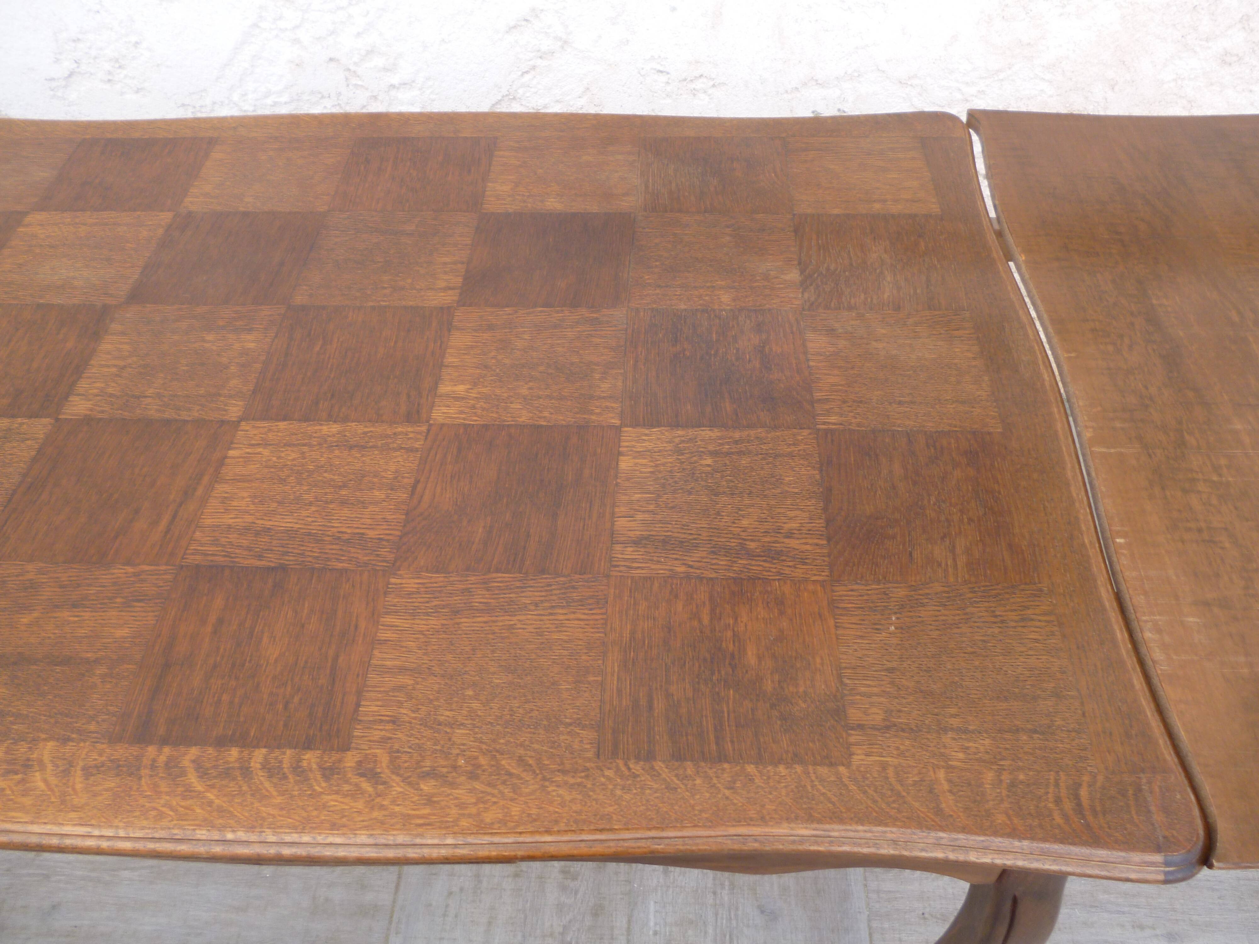Table ancienne chêne avec rallonges