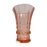 Roseline colored vase (val saint lambert) charles graffart model dufour