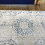 Boho faded beige rug  300x200cm