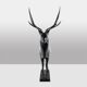 François Pompon. Deer, life-size bronze sculpture. 2006 edition