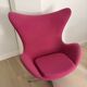 "The Egg" armchair by Arne Jacobsen, published by Fritz Hansen.