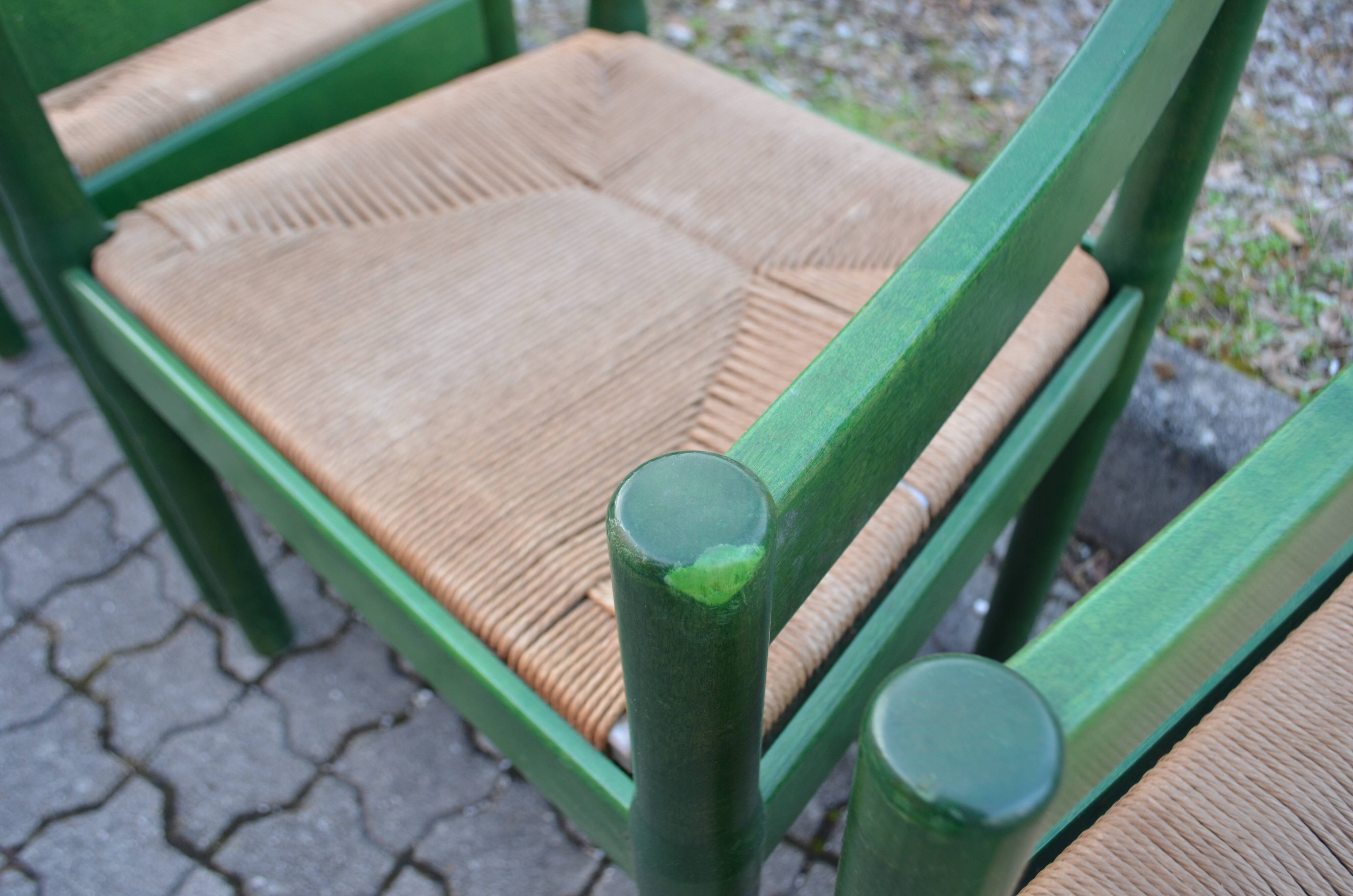 Cassina Model Carimate chair by Vico Magistretti, Set of 6