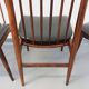 Suite de 4 chaises vintage style scandinave en palissandre des années 60, par Ernst Martin Dettinger