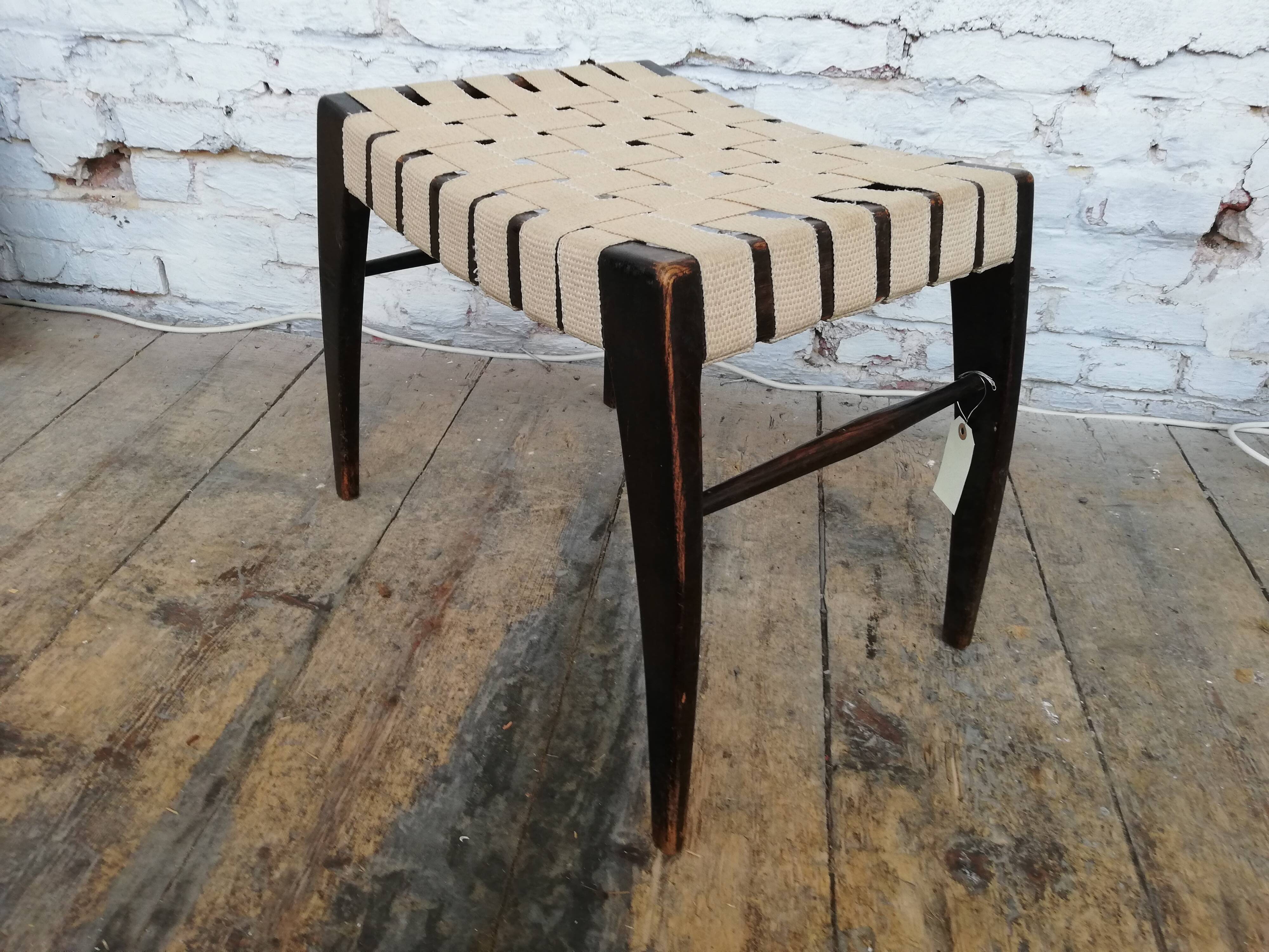 Footrest, Czech, art deco, Jan va neck, 1960