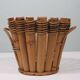 French bamboo pot/planter 1950-1960