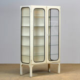 Glass & Iron Medical Cabinet 1970s