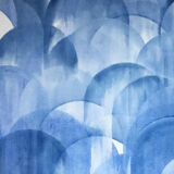 Illustration blue arches