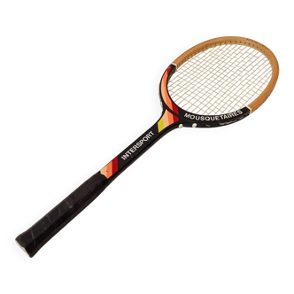 Vintage wooden tennis racket Donnay Mousquetaire Intersport