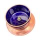 Copper and ceramic candlestick in modern style, Germany, 1970s.