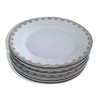8 Limoges porcelain plates