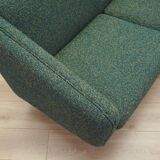 Green melange sofa, Danish design, 1960s, manufacturer: A. Mikael Laursen, designer: Illum Wikkelsø