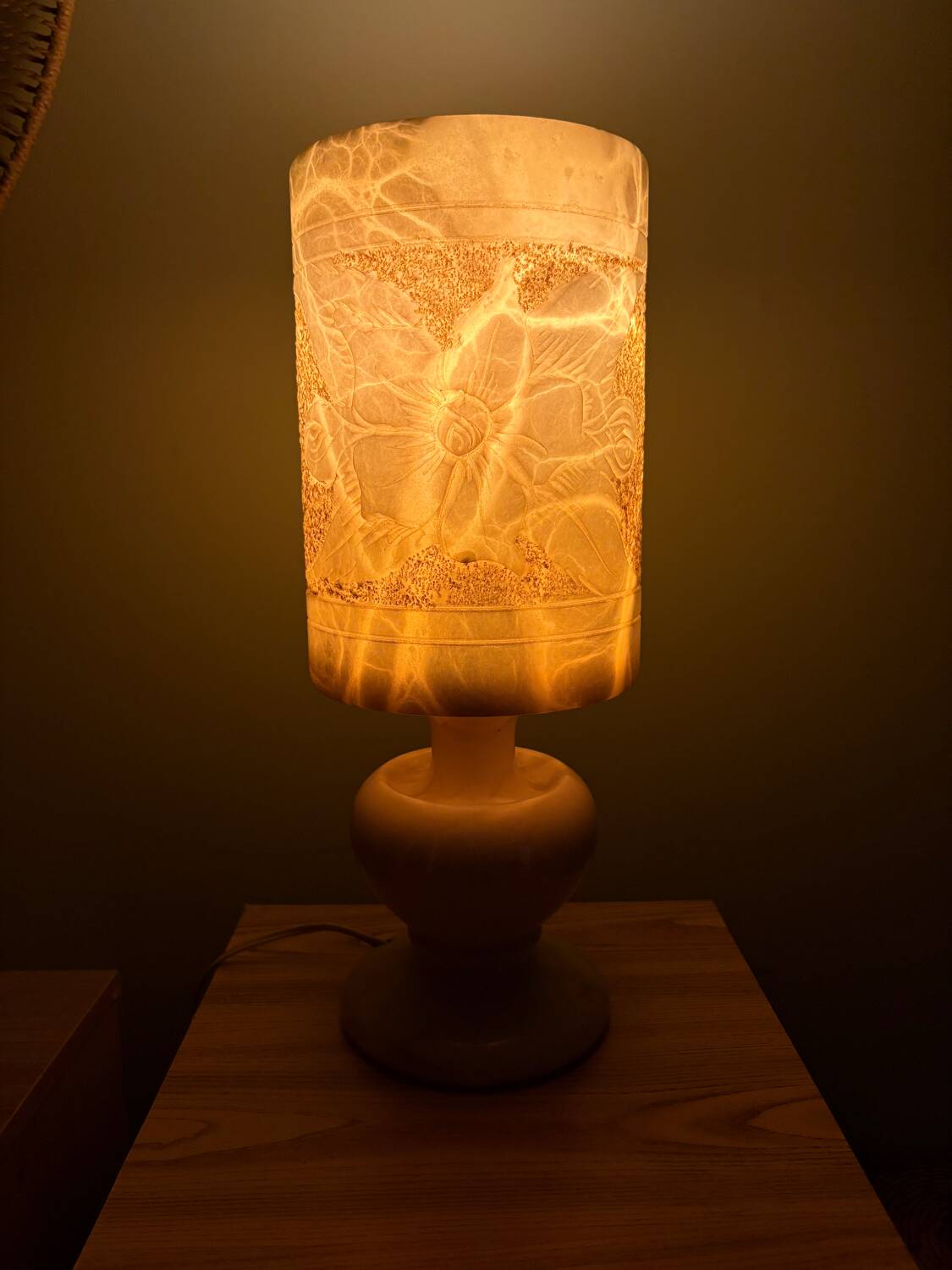 Lampe en albâtre 40cm