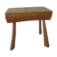 Tabouret vintage bois brut
