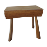 Vintage stool raw wood