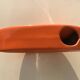 Ceramique  forme geometrique orange