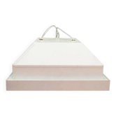 Lampe suspendue blanche, design danois, années 1970, fabricant : Louis Poulsen