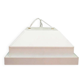 White pendant lamp, Danish design, 1970s, manufacturer: Louis Poulsen