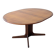 Table ovale teck scandinave des années 60 extensible jusqu’à 243 cm