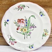 5 assiettes à dessert Lunéville modèle Réverbère