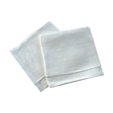 2 monogram napkins H