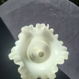 Art Nouveau enameled opaline vase