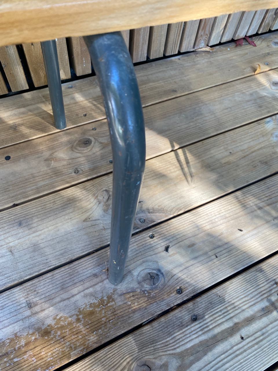 Vintage school bench