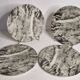 Set of 4 large Villeroy & Boch marble effect plates – 27 cm