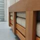 Elm sofa Maison Regain, 60's