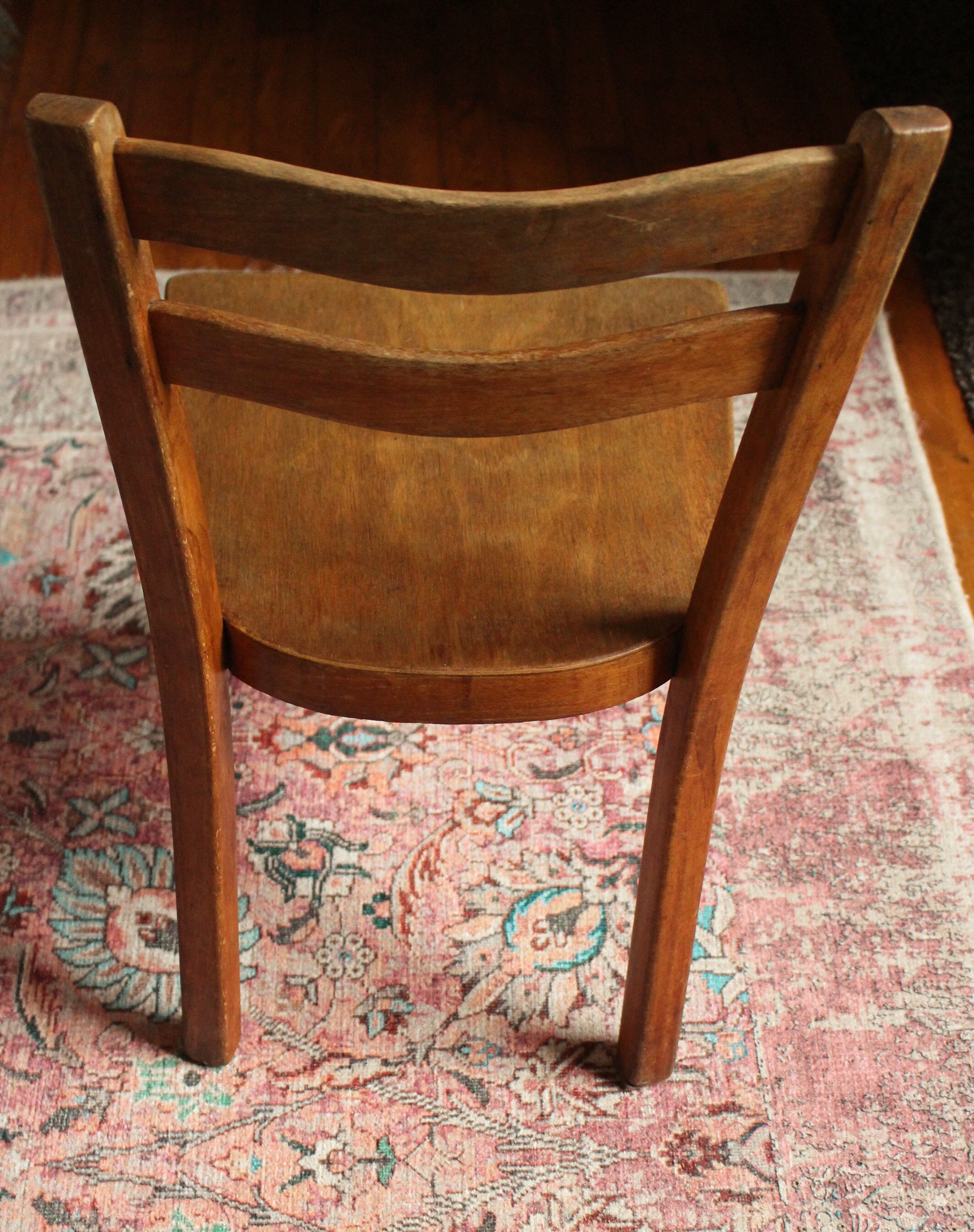 Chair bistro child wood