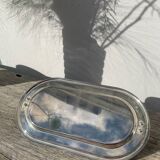 Silver-plated duck foie gras dish