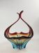 Free-form blue and burgundy crystal catchall – 1960s-70s