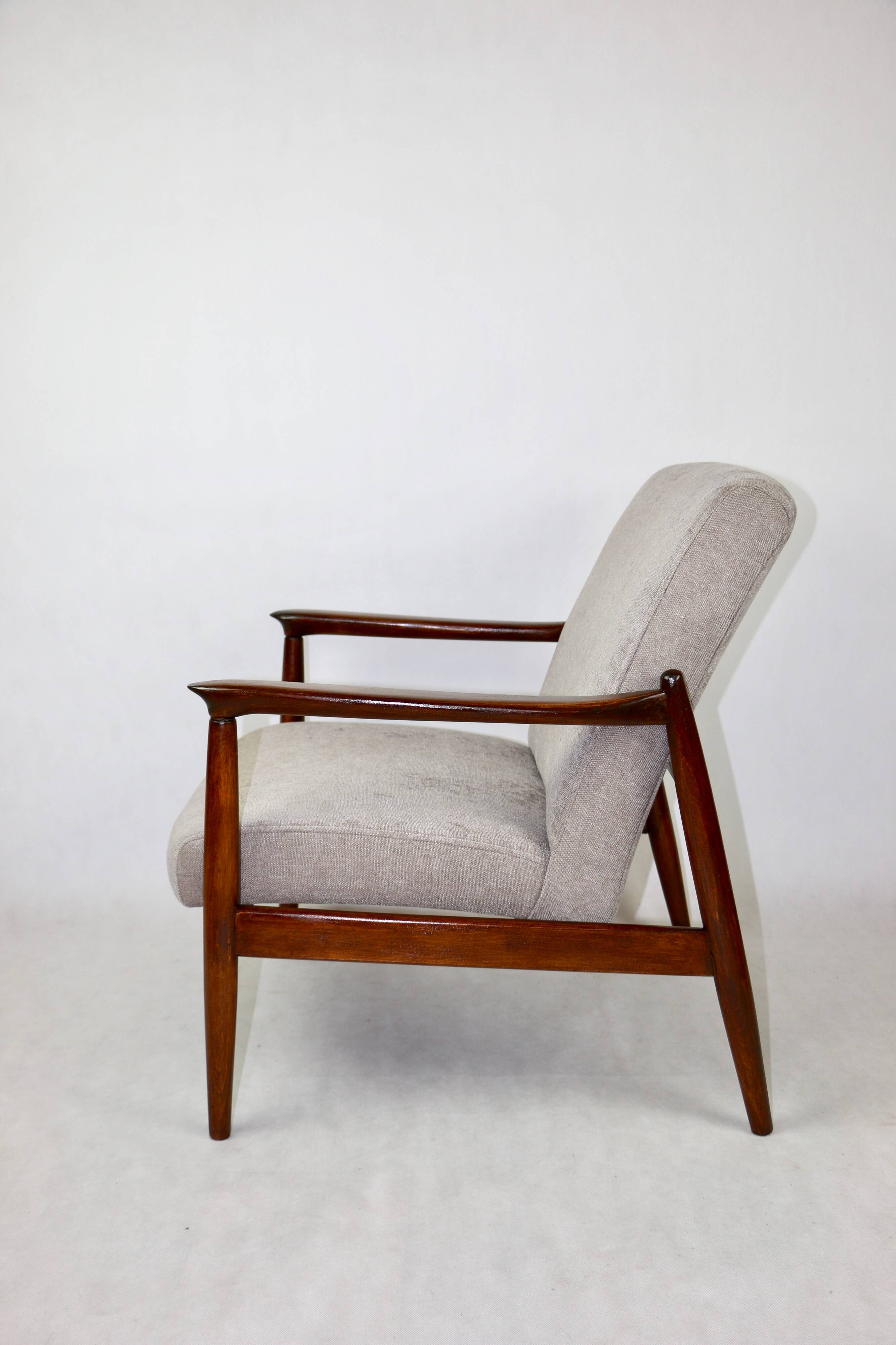 Beige GFM-64 Armchair attributed to Edmund Homa, 1970s