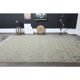 1970s Vintage Persian Handmade Wool Cotton Green Area Rug 295x400