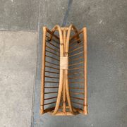 Mid-century bamboo magazine rack, 1960s