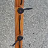 Articulated wooden lamp