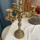 Brass candlesticks 3 branches