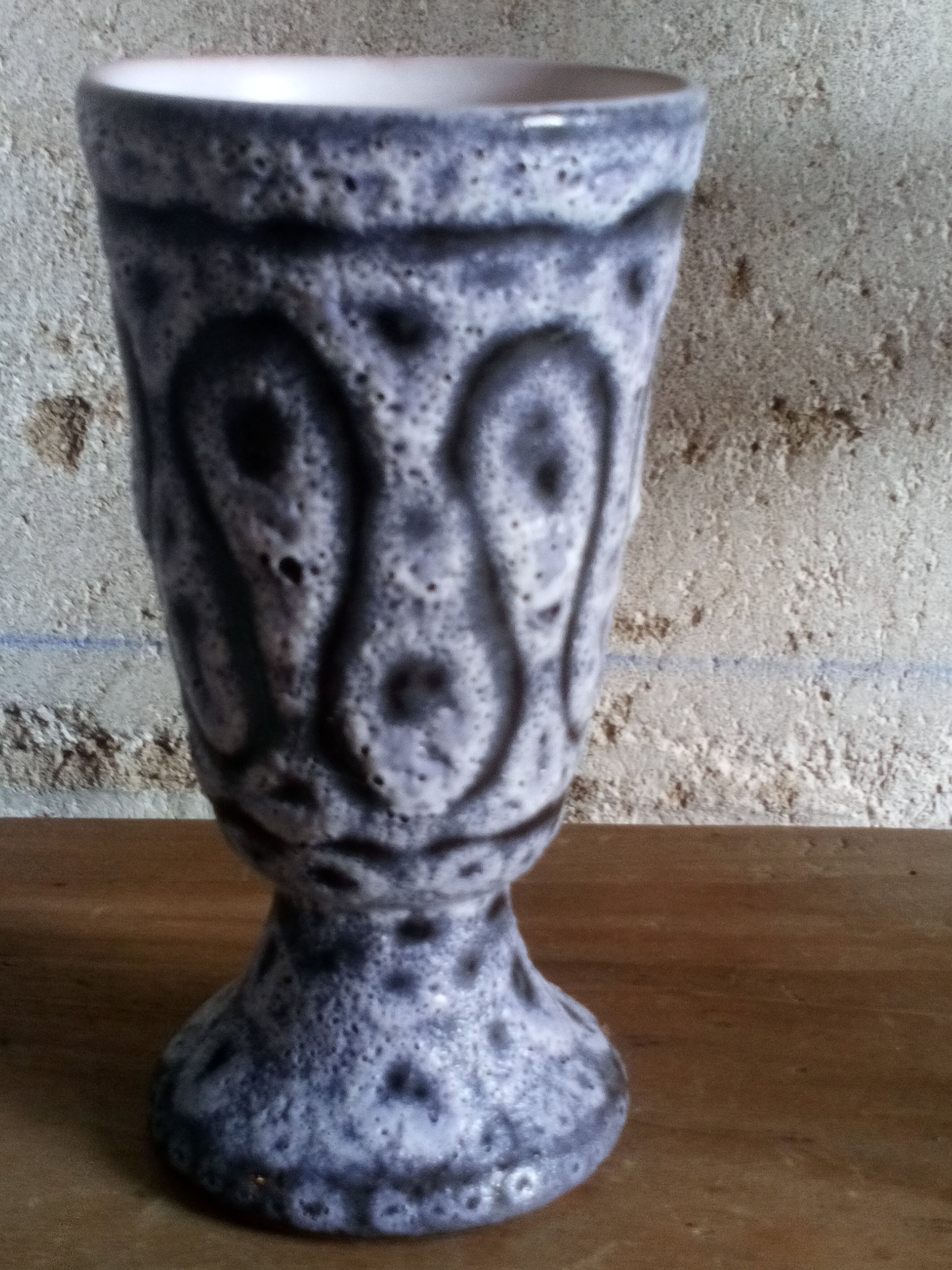 Six ceramic mazagrans by Jean Austruy Vallauris