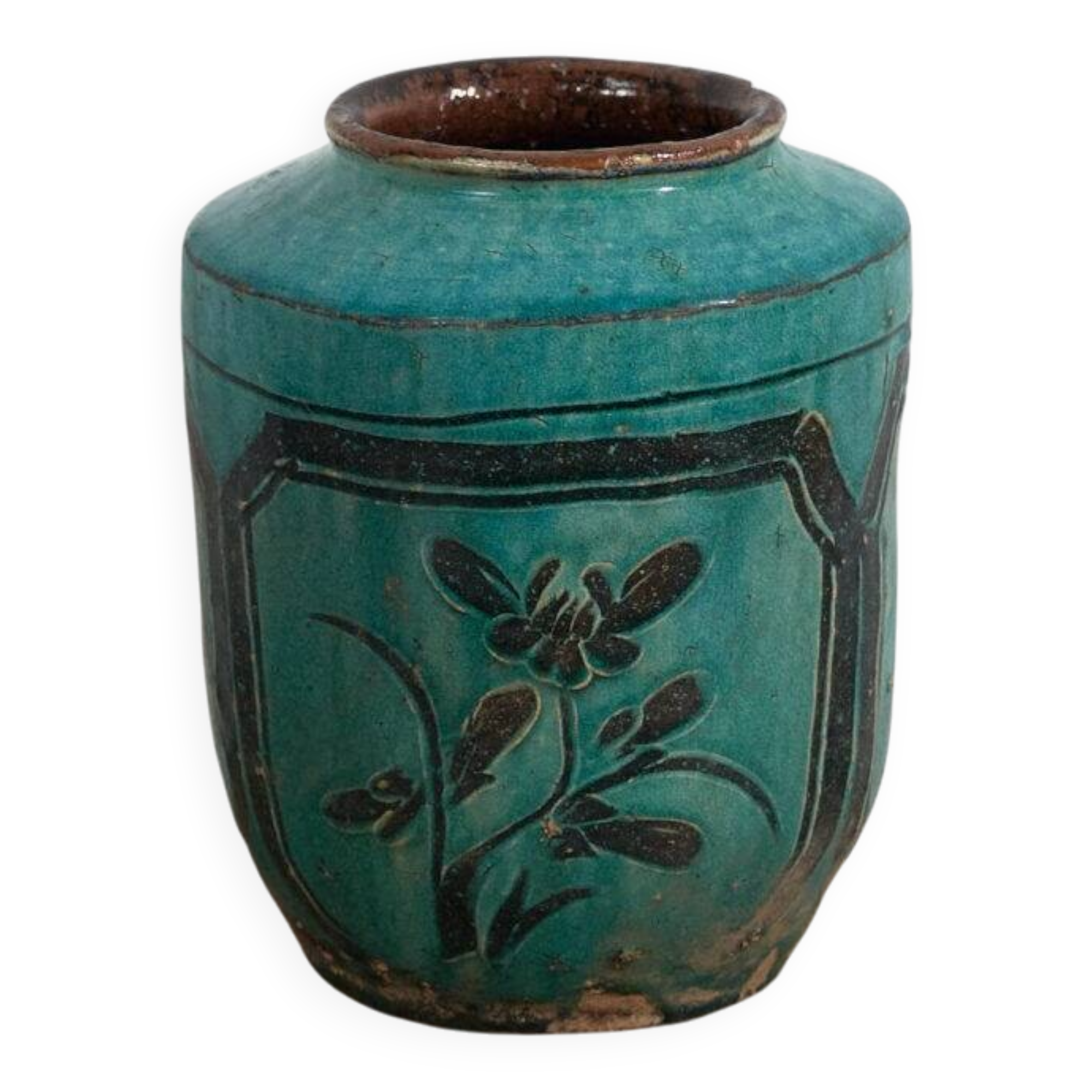 Ancient emerald green vase (c.1820) #20
