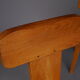 Brutalist elm wood dining chairs 1970s