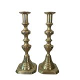 Pair of brass candlesticks circa 1880