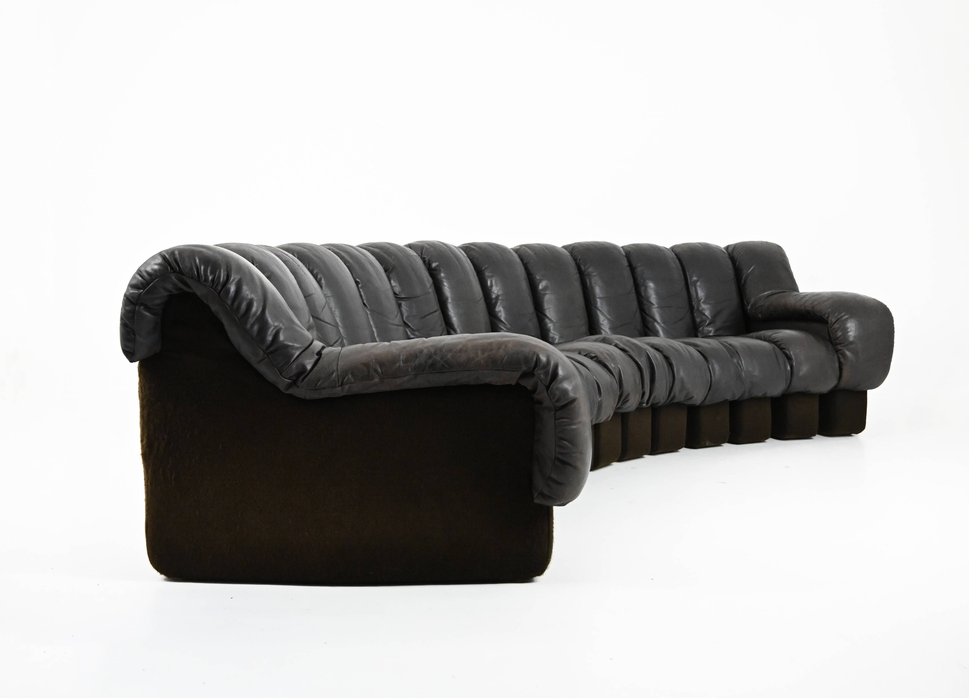 DS-600 sofa by Berger, Peduzzi, Vogt & Ulrich for De Sede, 1970s