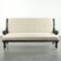 French sofa from the 19th century in Empire style with detailed armrests